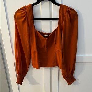 Abercrombie & Fitch Burnt Orange Blouse